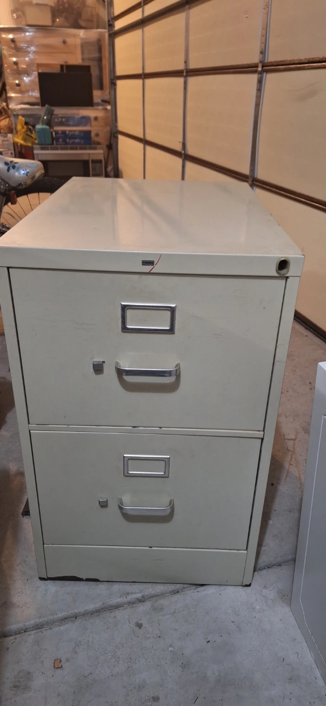 2-Drawer Metal Filing Cabinet