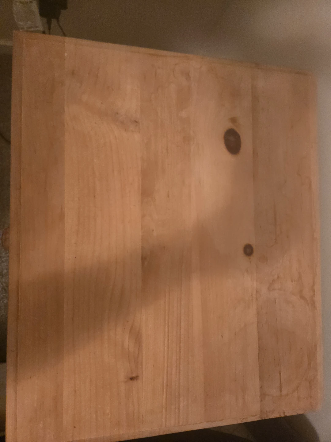 Solid Pine 3-Drawer Nightstand - photo 2