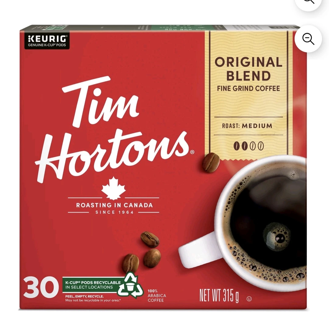 Tim Hortons Original Blend K-Cup Pods 50 cents each