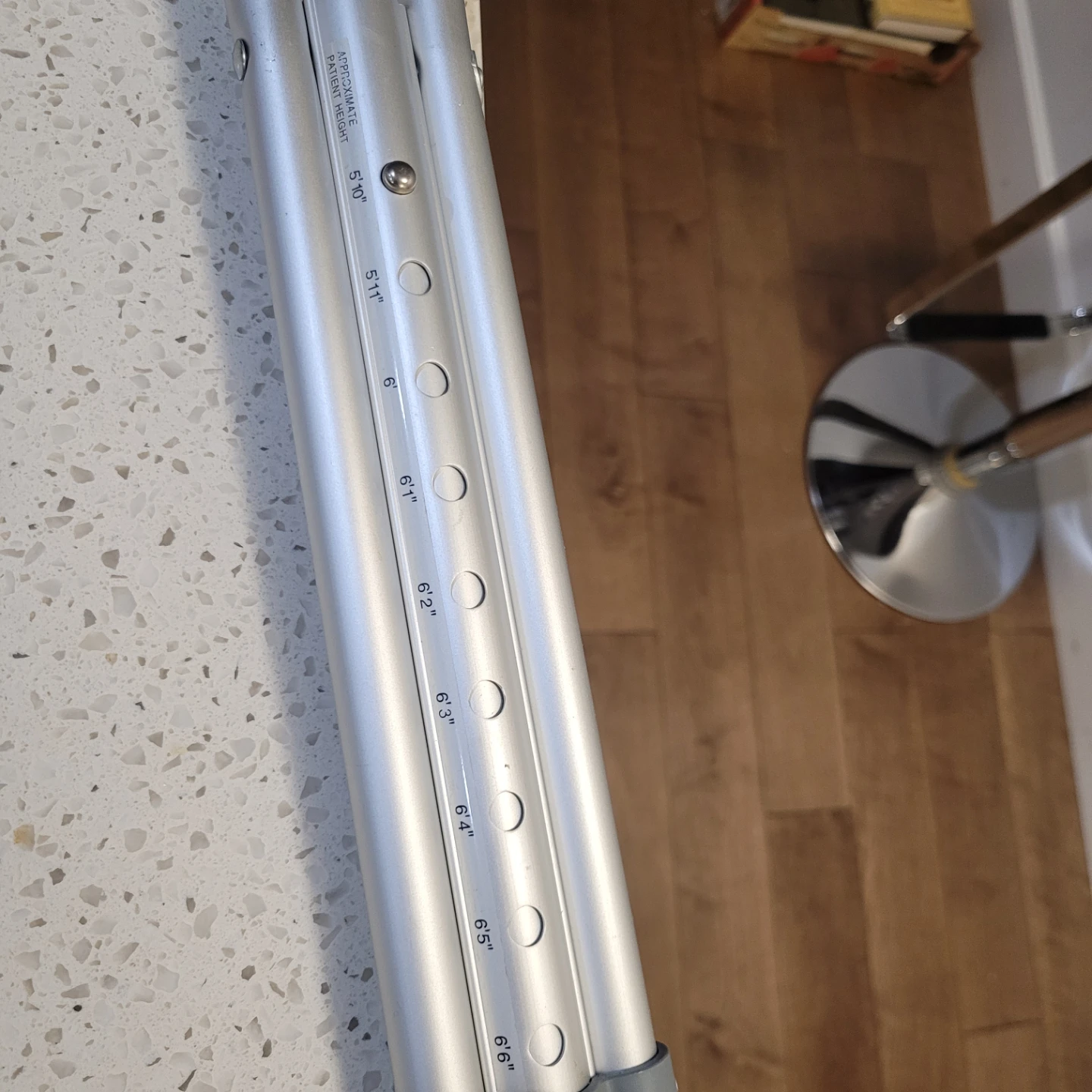 Adjustable Aluminum Underarm Crutches - photo 3