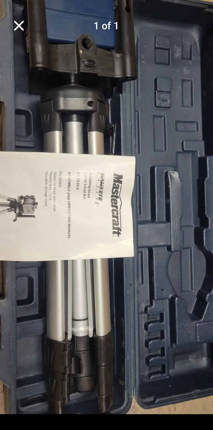Mastercraft Hawkeye Rotating-head Laser Level Kit