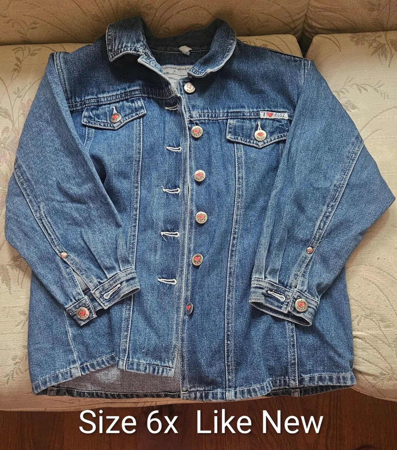 Girls Jean Jacket Size 6x