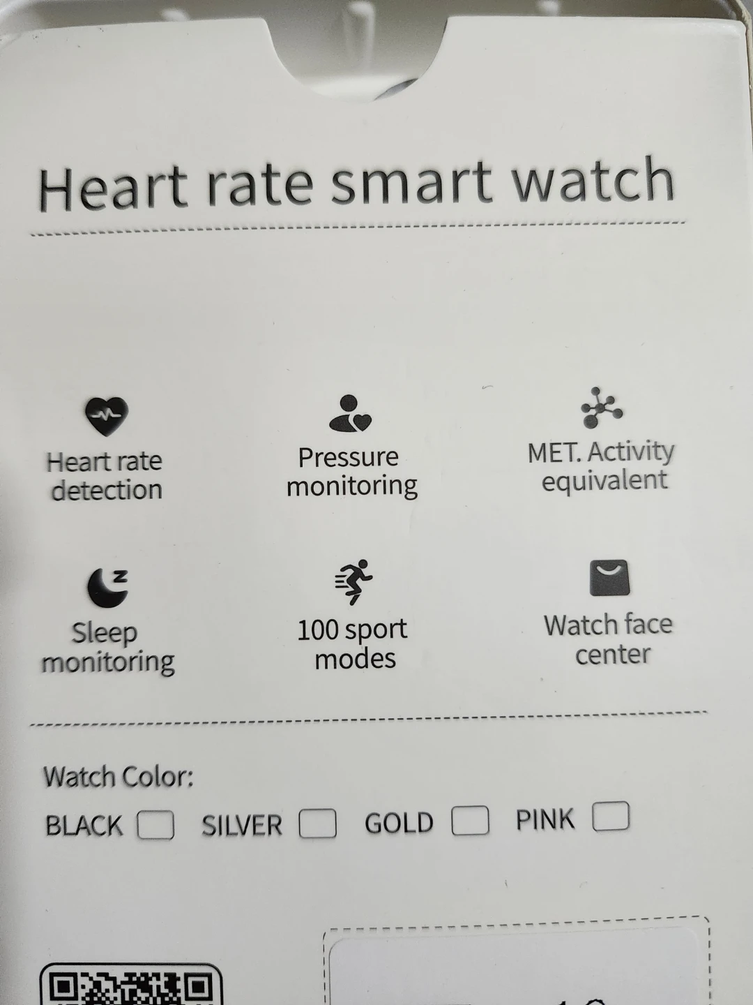 Heart Rate Smart Watch - Black (NEW) - photo 4