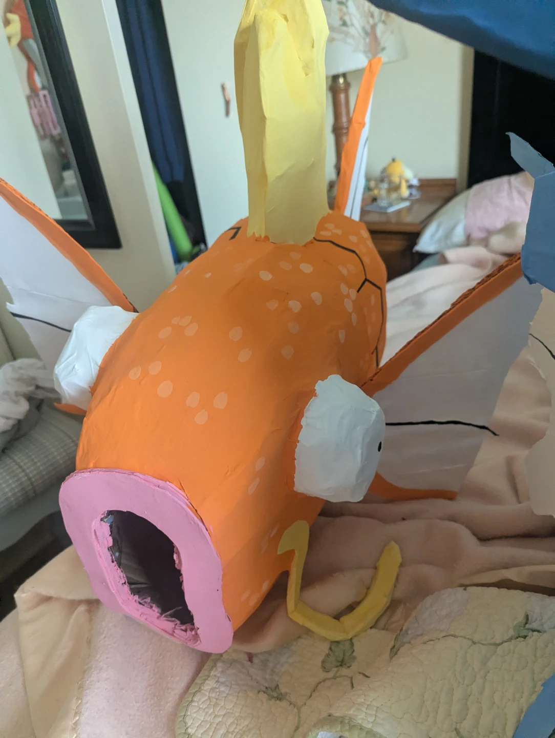 Handmade Pokémon Paper Mache Heads