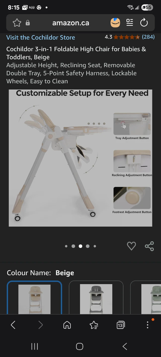 3-in-1 Foldable High Chair Brand New - photo 5