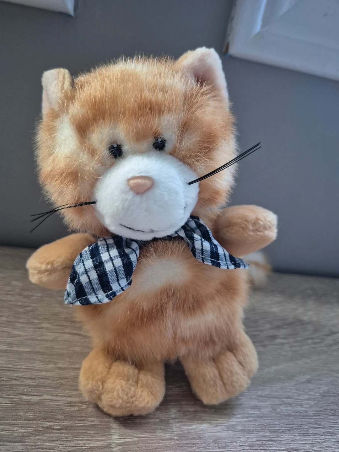 Vintage NICI Orange Tabby Cat Plush - New With Tags Collectible - photo 5