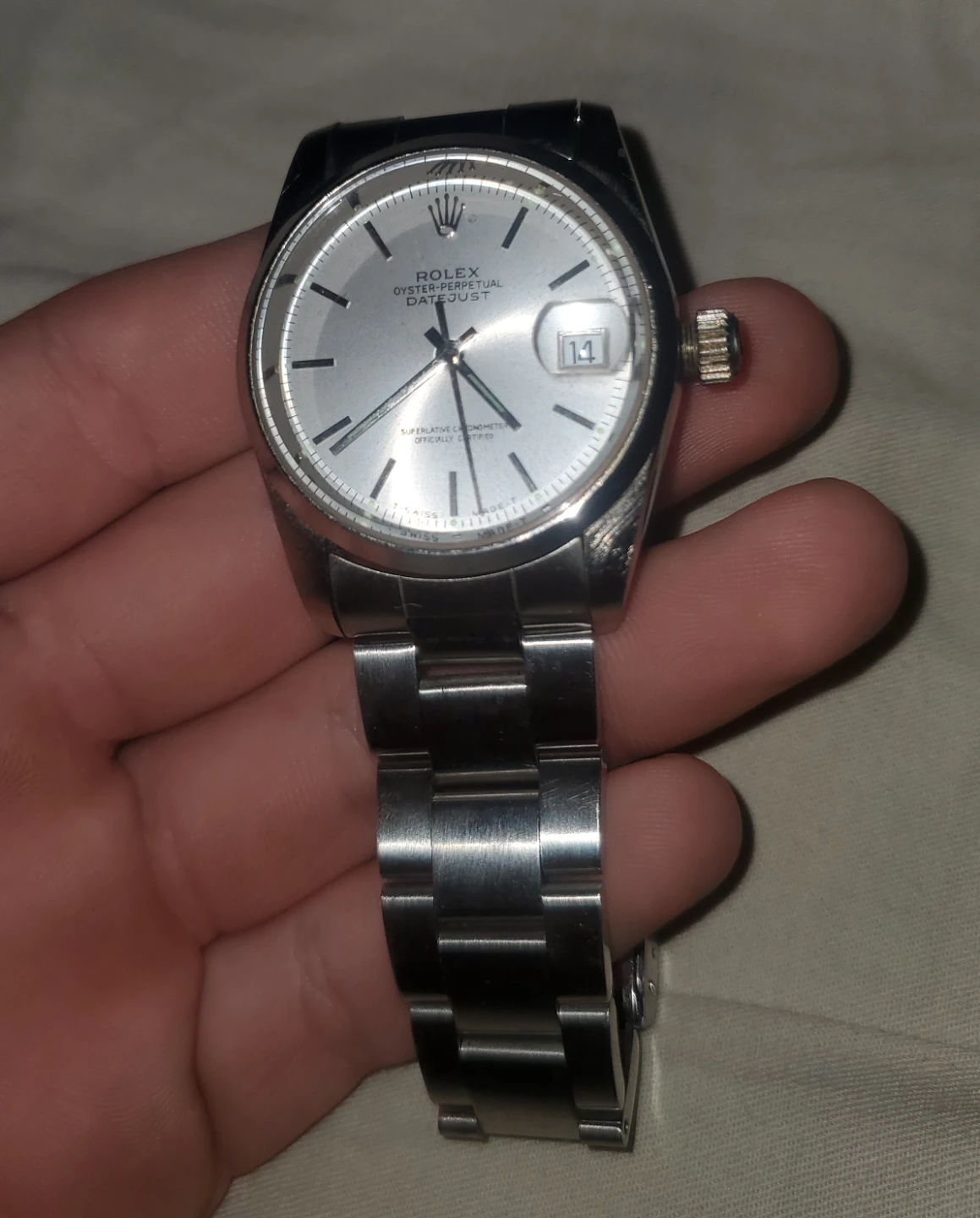 Authentic Rolex OYSTER-PERPETUAL DATEJUST