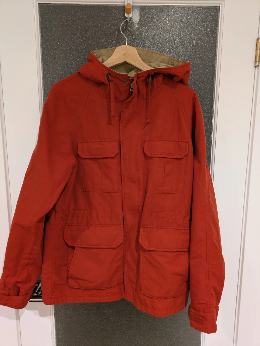 Seasonal Orange Hooded Jacket