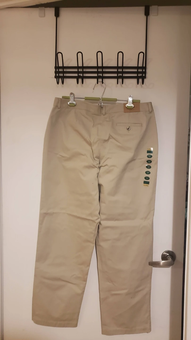 L.L.Bean Wrinkle-Free Khaki Pants - Size 14 M/T