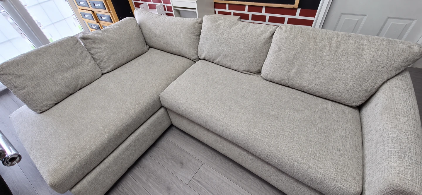 Light grey sofa bed sectional - photo 5