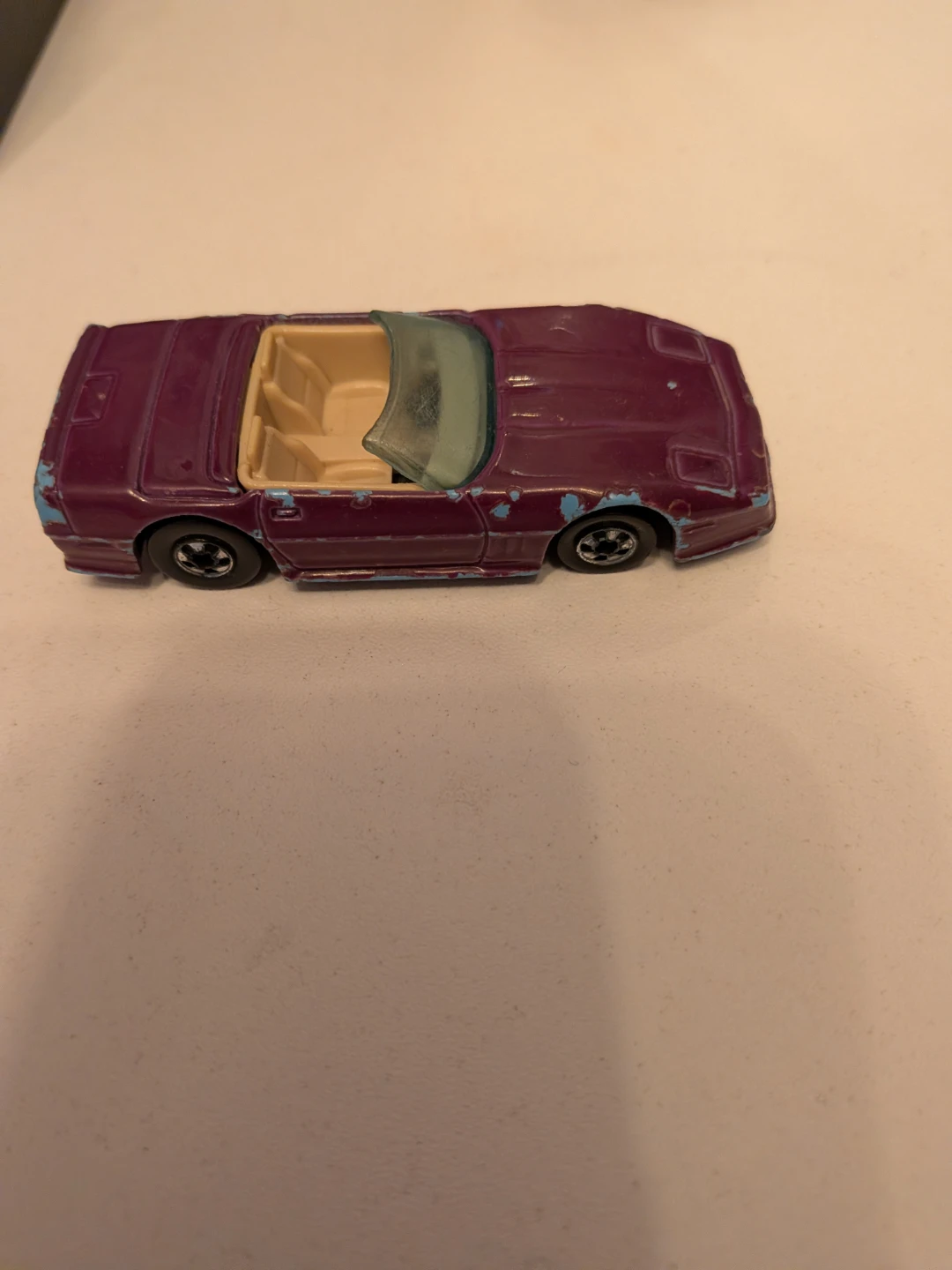 Hot Wheels Purple Convertible Toy Car - photo 3