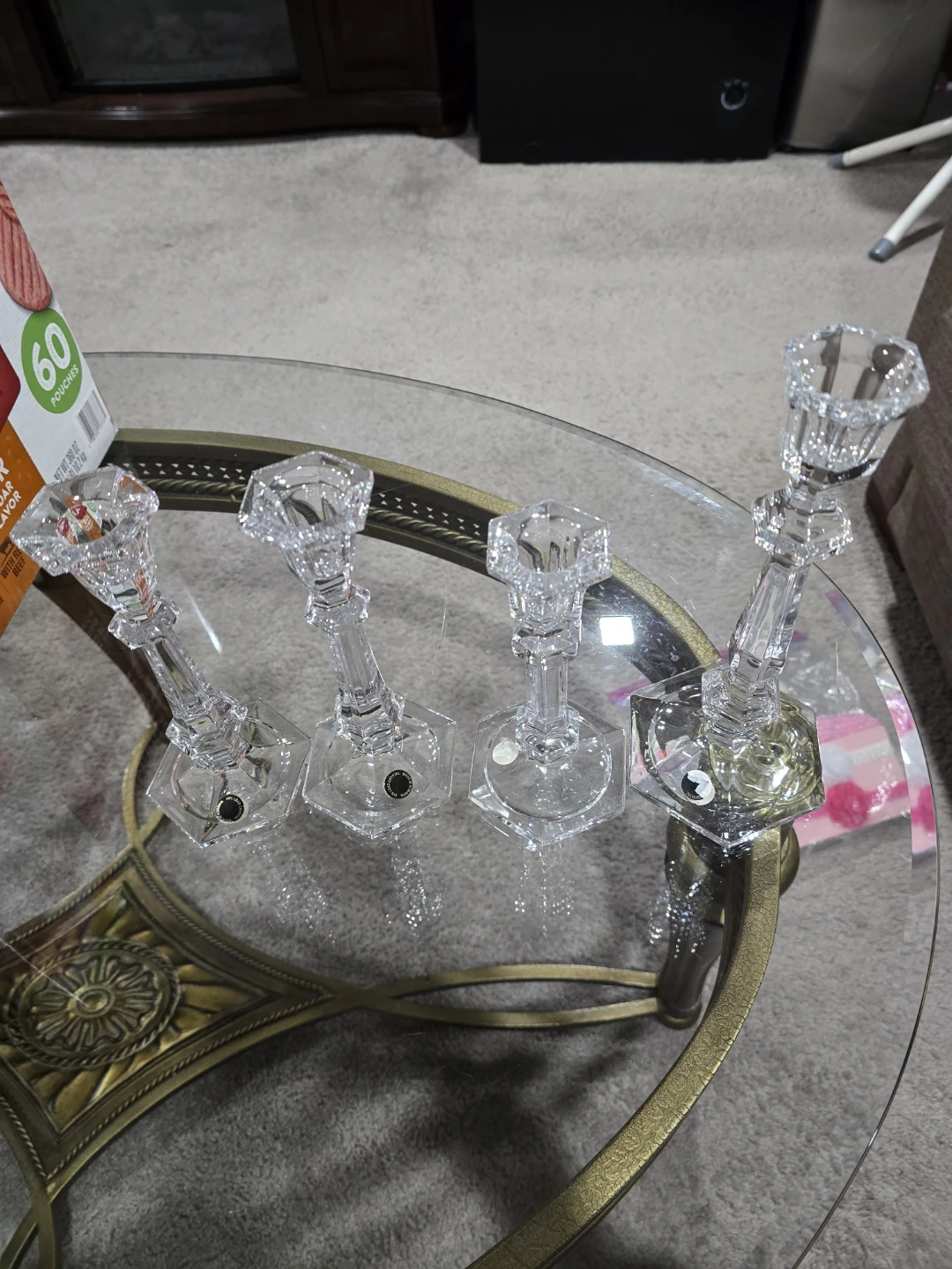Set of 4 Waterford Crystal Candlesticks - photo 3