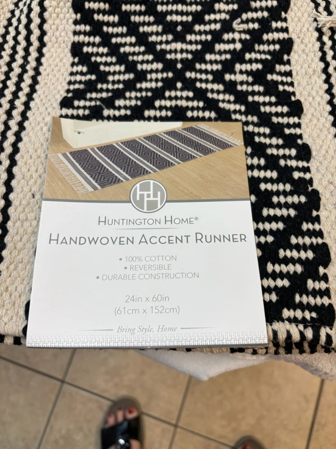 Huntington Home Handwoven Accent Runner - photo 2