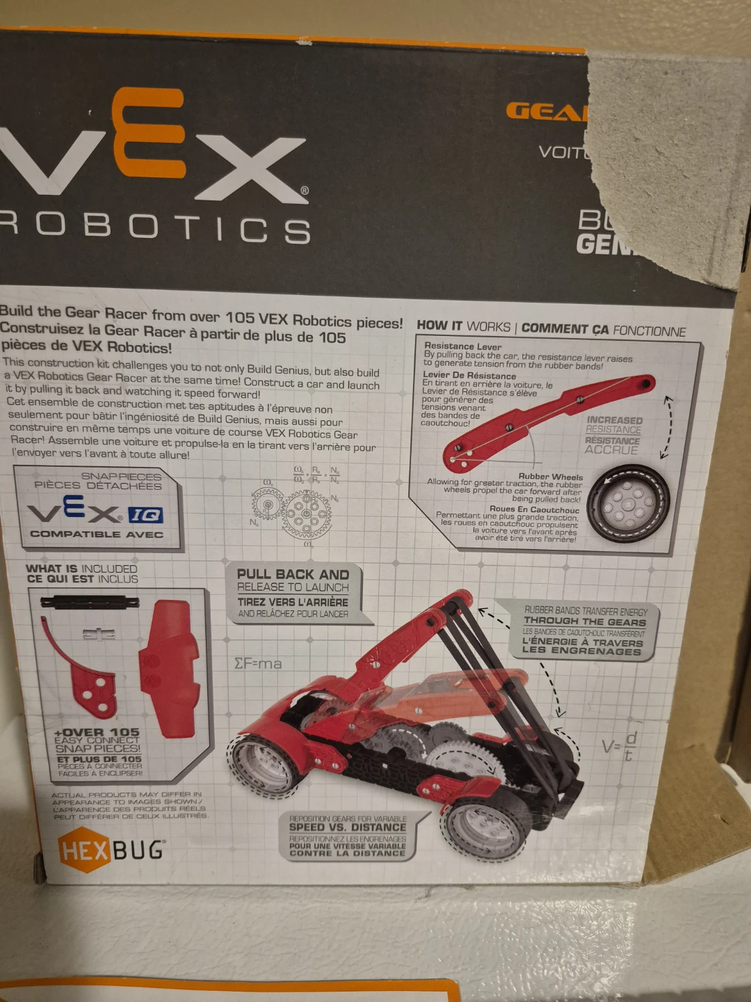 HEXBUG VEX Robotics Gear Racer Construction Kit - photo 3