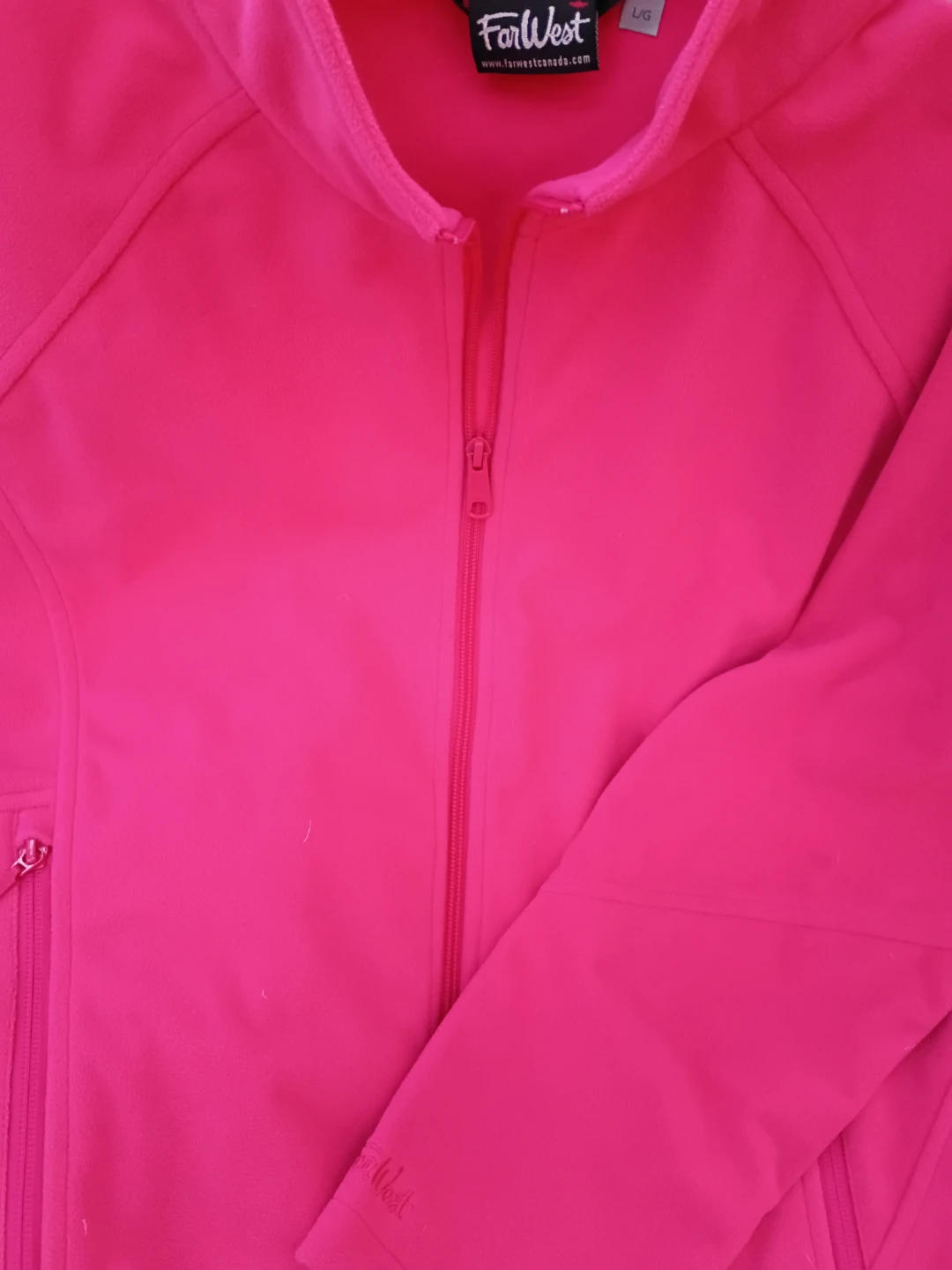FarWest Pink Fleece Jacket