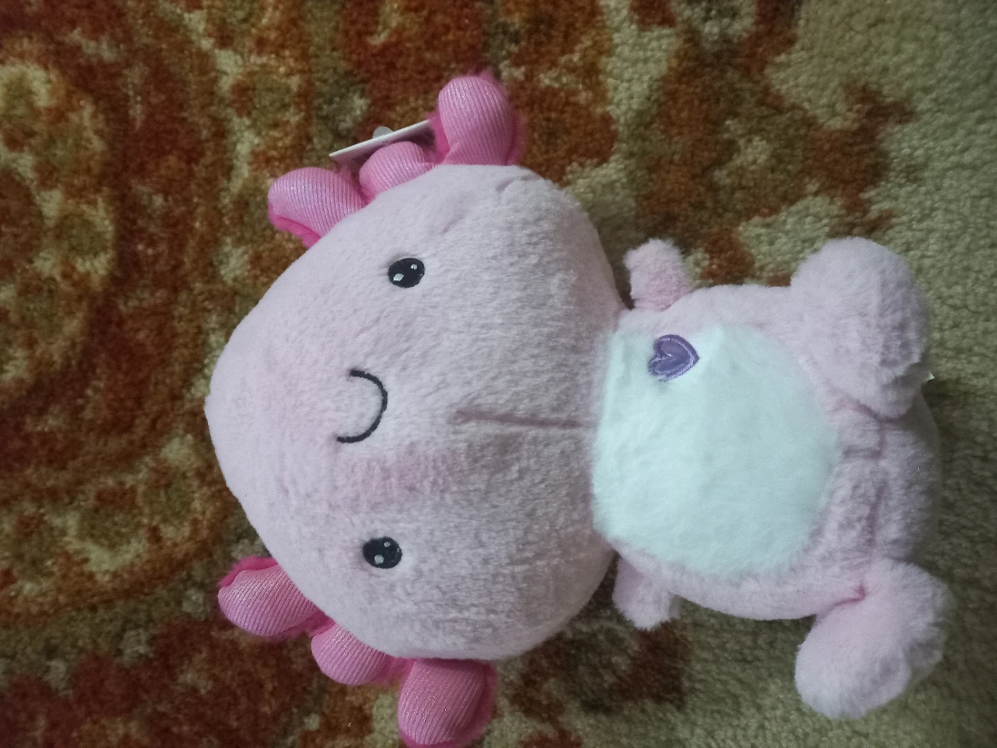 Pink Axolotl Plush Toy - photo 3