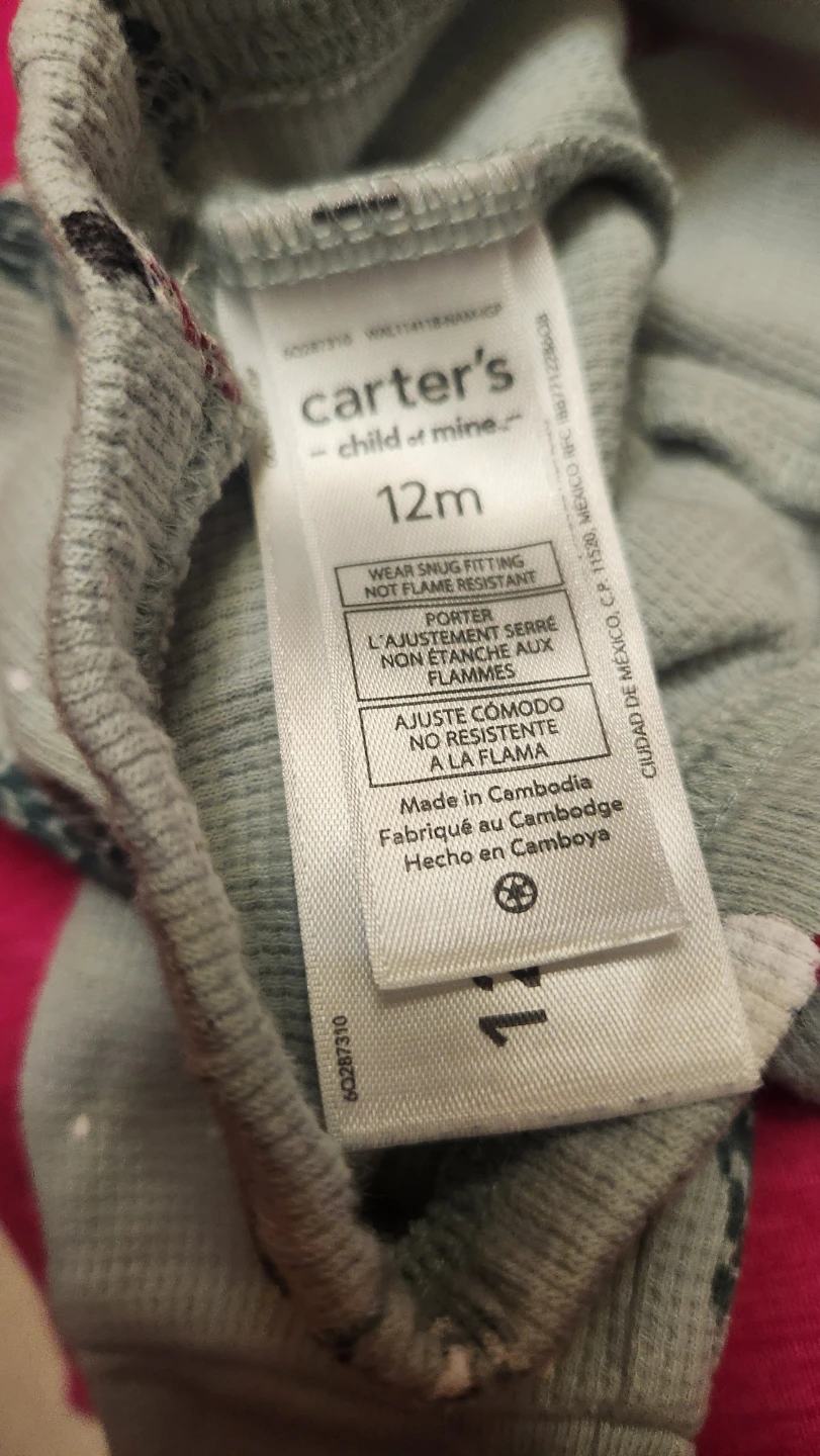 Carter's Child of Mine Snowman Pajama Set - photo 2