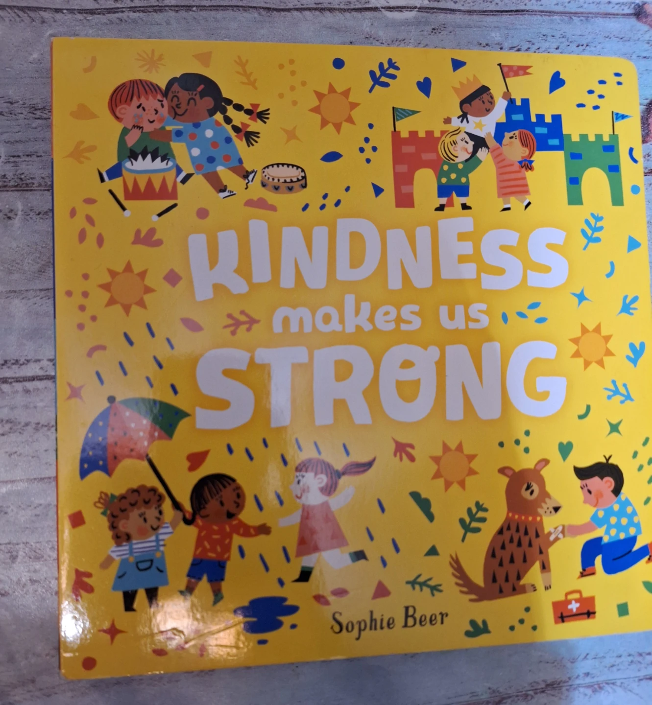Kindness Makes Us Strong Board Book by Sophie Beer