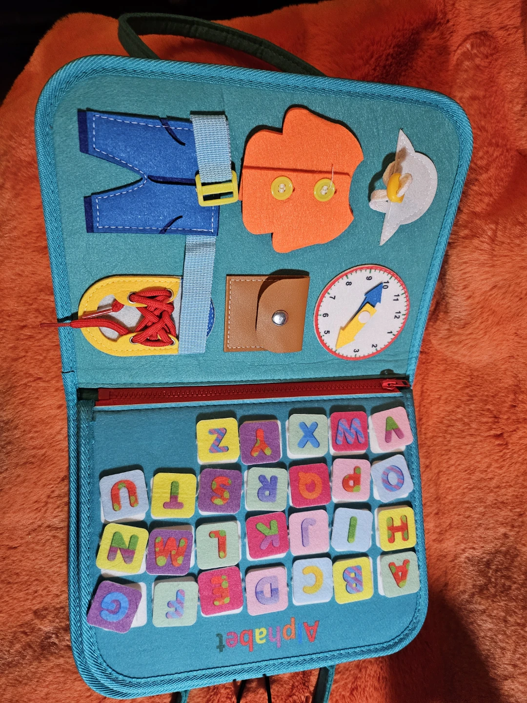 Educational Felt Busy Board for Kids