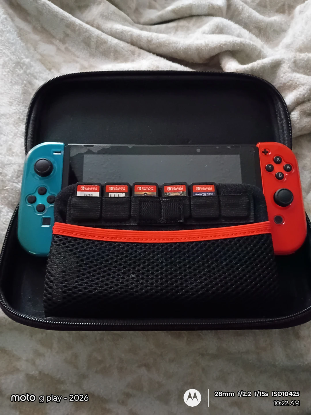 Nintendo Switch Console with Mario Carrying Case - photo 3