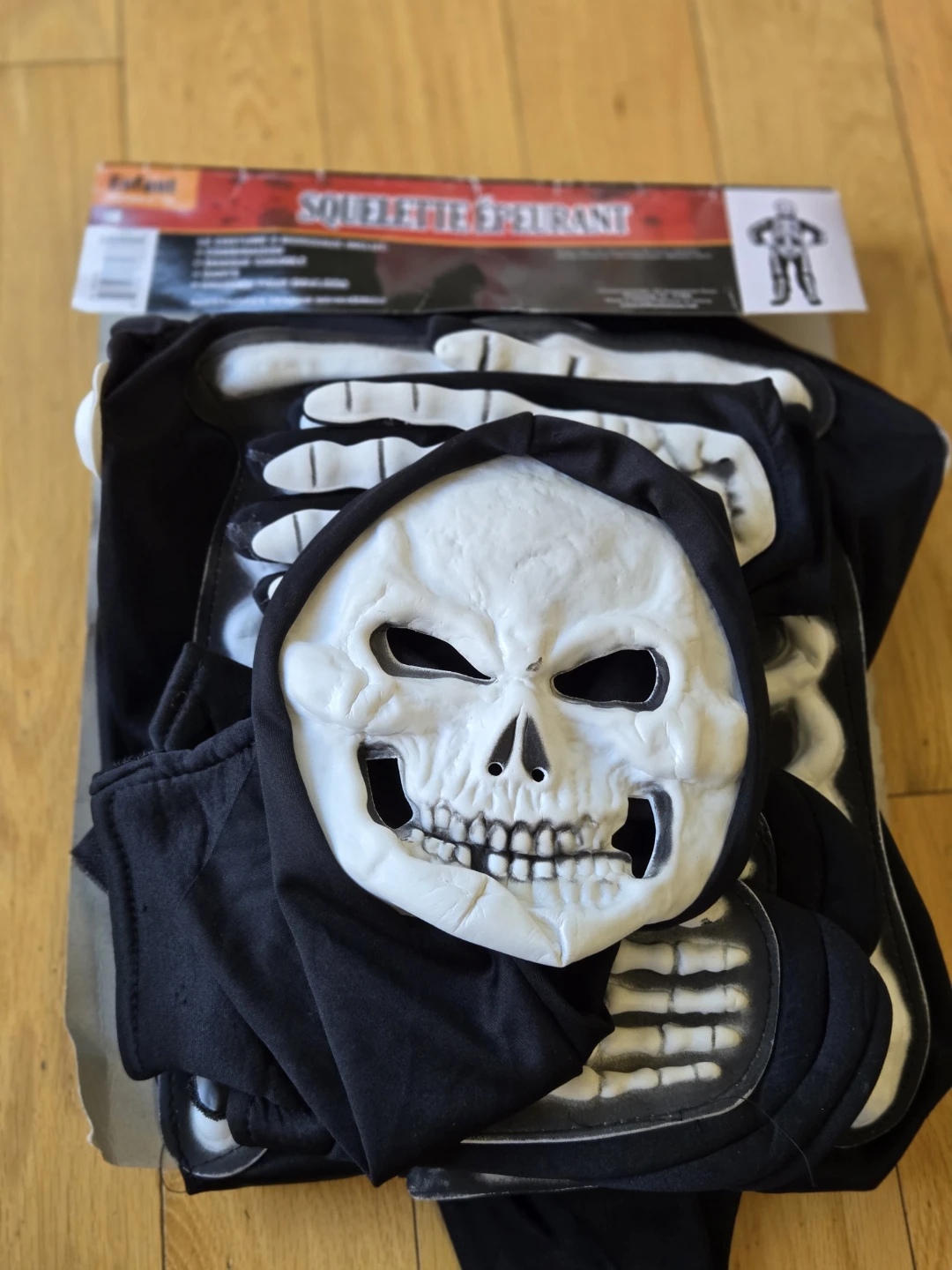 Scary Bones Child Costume Size Medium 8-10