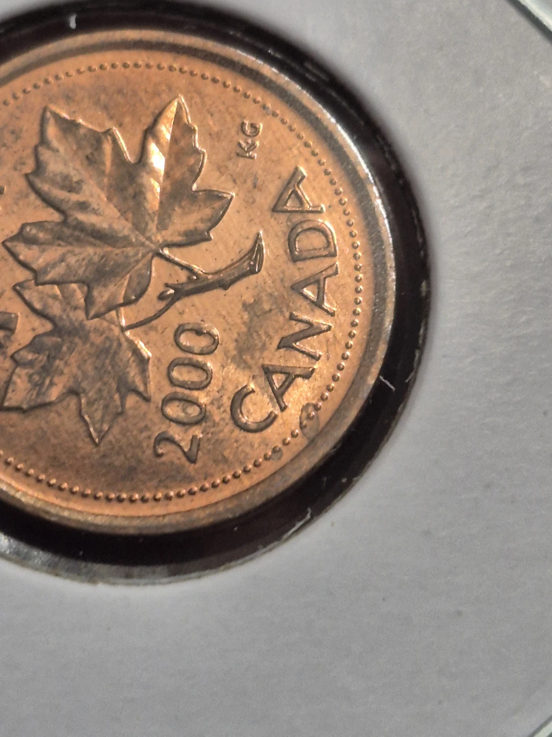 2000 Canadian 1 Cent Coin - photo 3