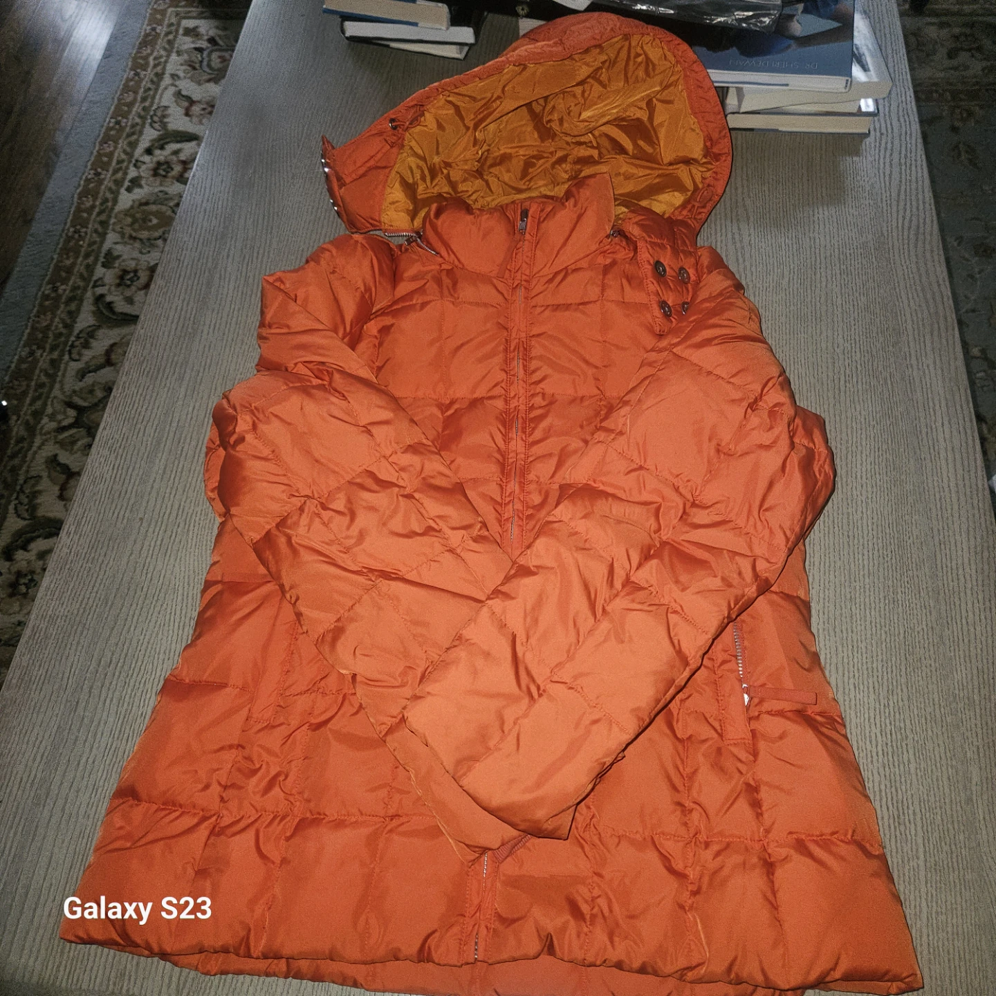 Gap Orange Quilted Puffer Jacket - photo 3
