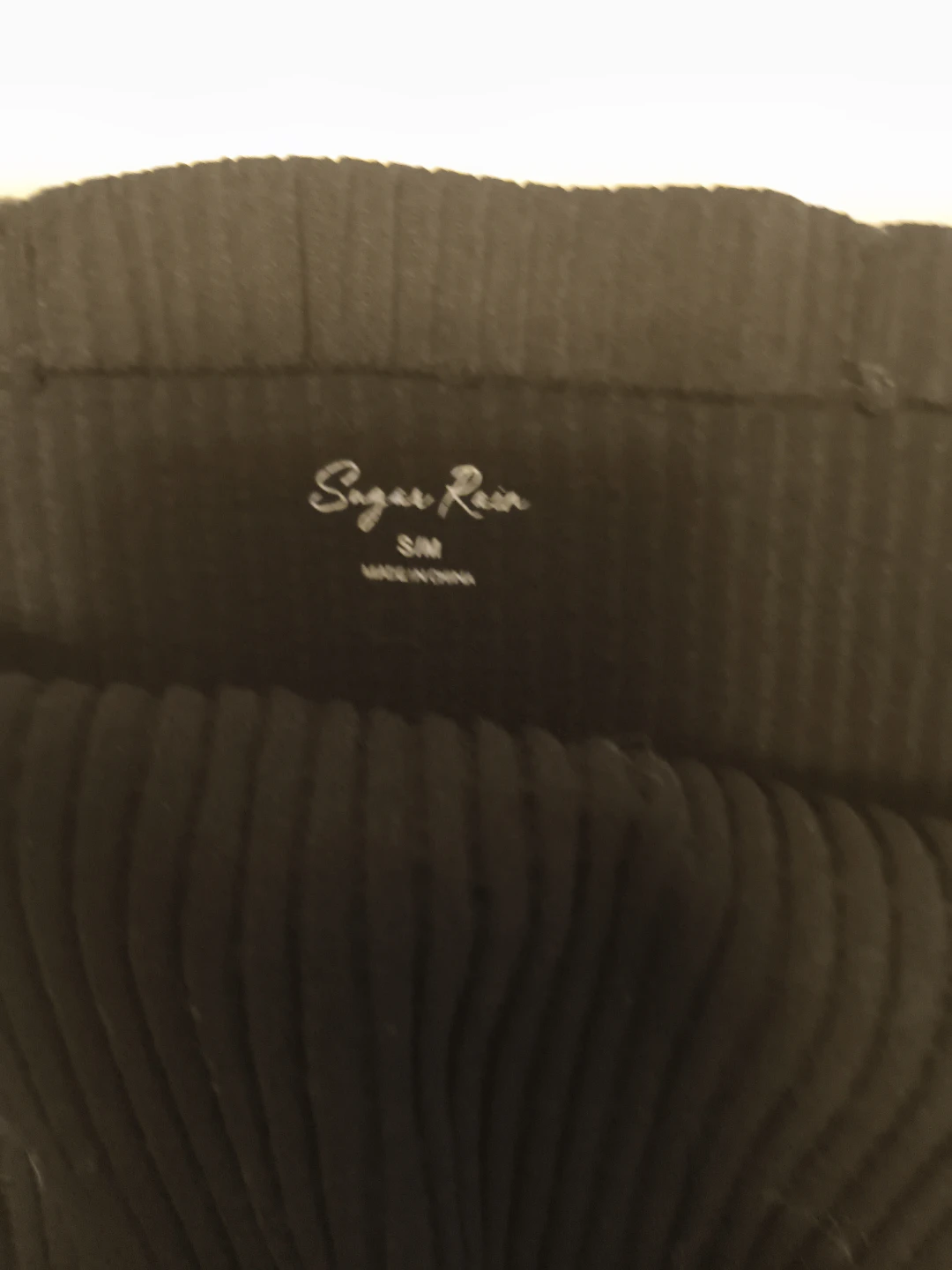 Sugar Rain Black Ribbed Bodysuit - photo 2