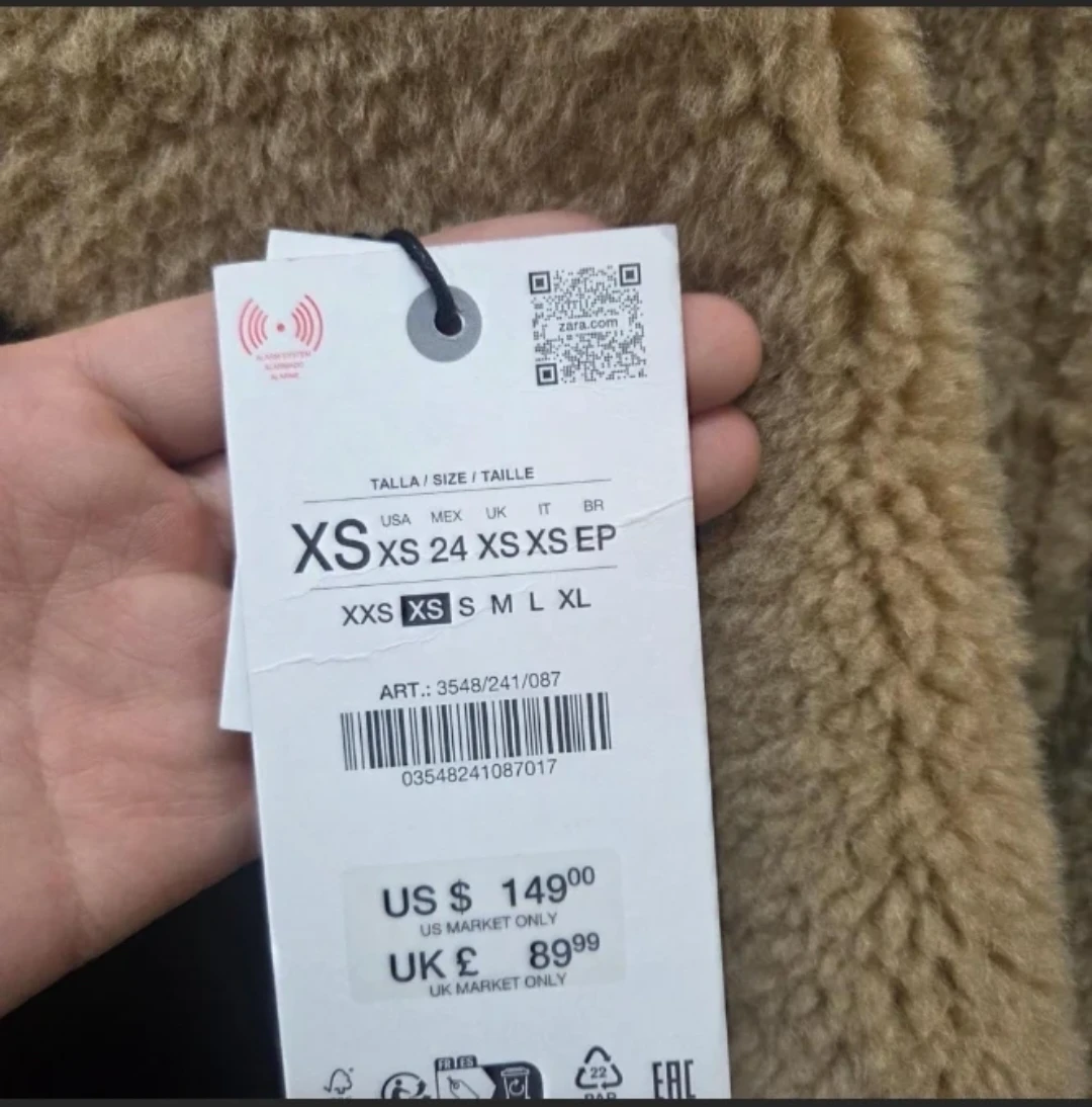 ZARA Faux Shearling Lined Jacket - photo 3