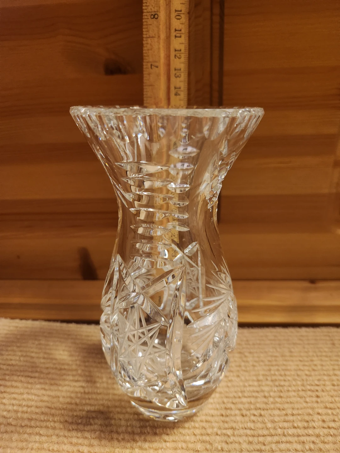 Clear Cut Crystal Decorative Vase - photo 2