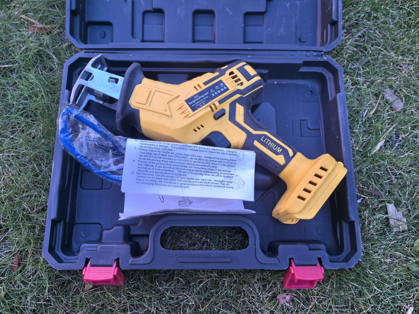 21V Cordless Reciprocating Saw with Carrying Case
