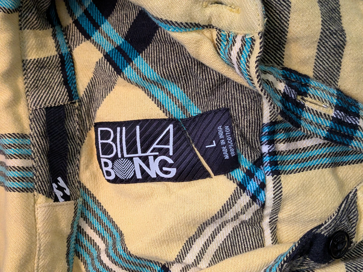 Billabong Plaid Long Sleeve Flannel Shirt - photo 3