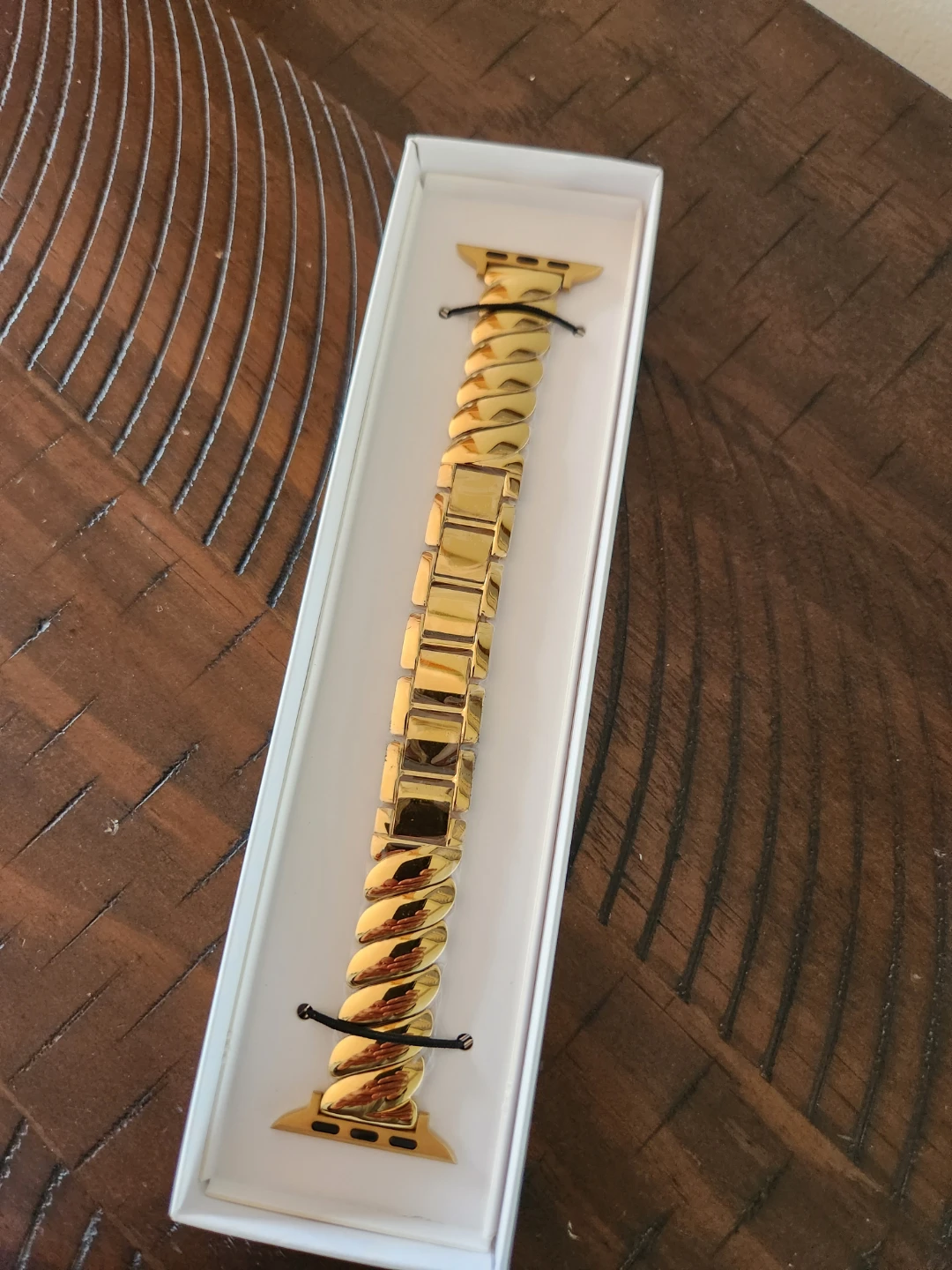 Gold Tone Apple Watch Metal Link Bracelet