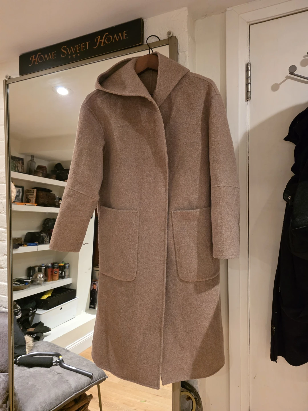 Belle & Bloom hooded wool-blend coat