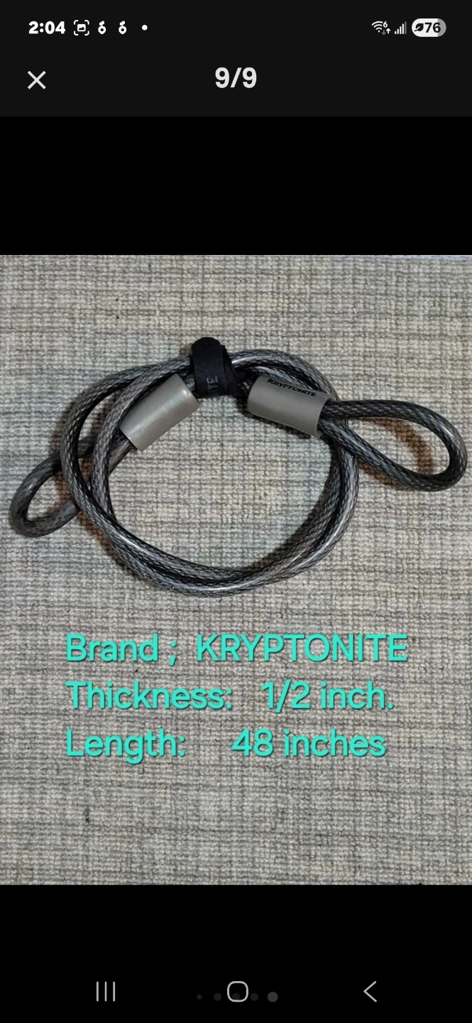 Bike Helmet,Bell,LED Light,Steel ULock,Cable Lock+Bike parts - photo 3