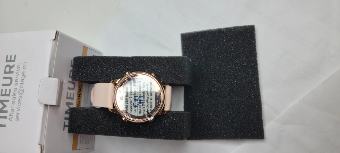 TIMEURE Smartwatch in Blush Pink - photo 2