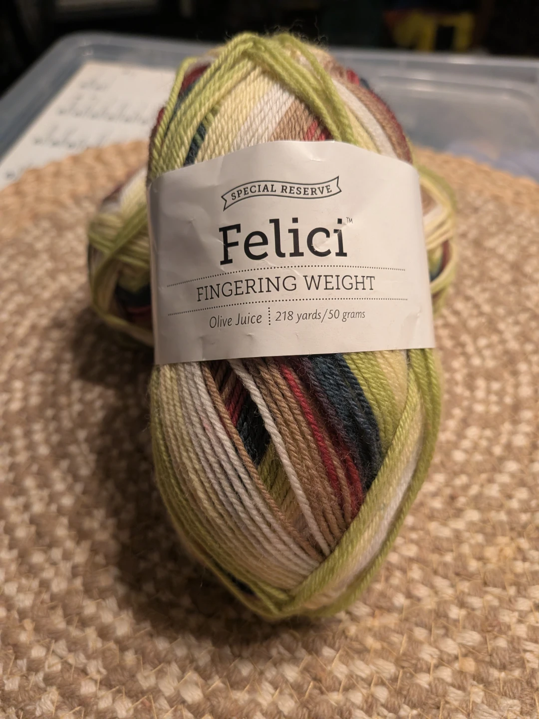 2 Skeins of Felici Special Reserve Yarn - Olive Juice - photo 2