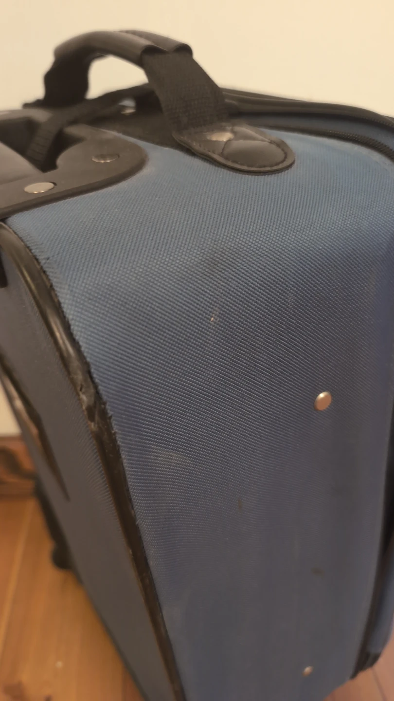 Blue Travel Carry-On Suitcase - photo 2