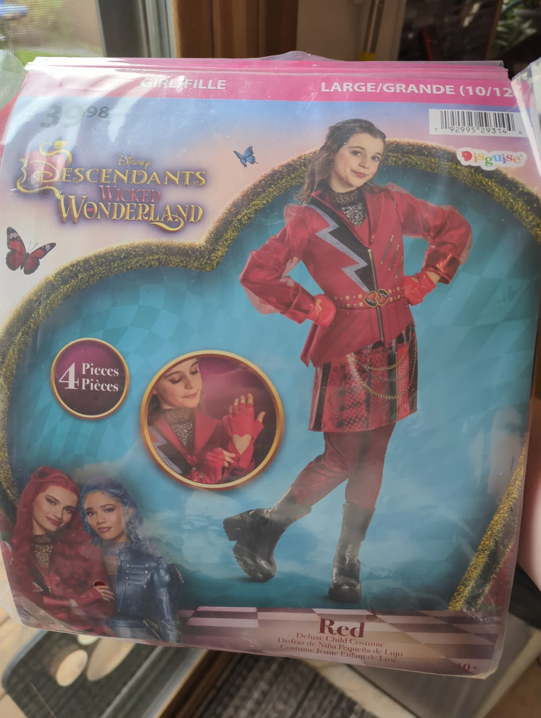 Disney Descendants Red Costume Size Large 10/12