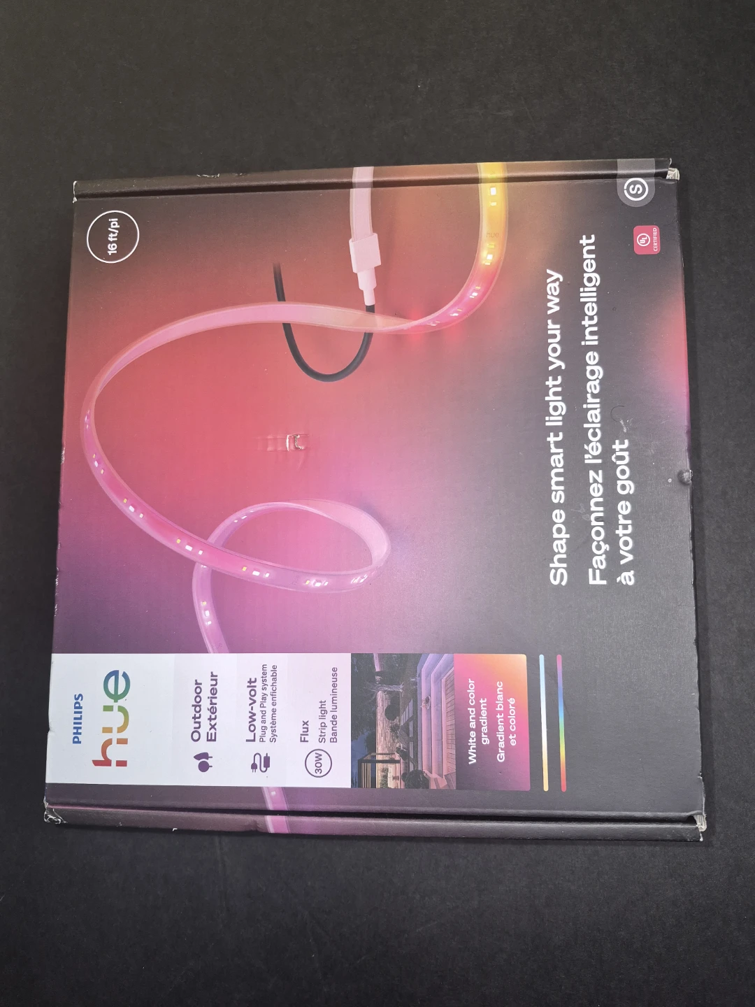 Philips Hue Outdoor Gradient Strip Light 16 ft