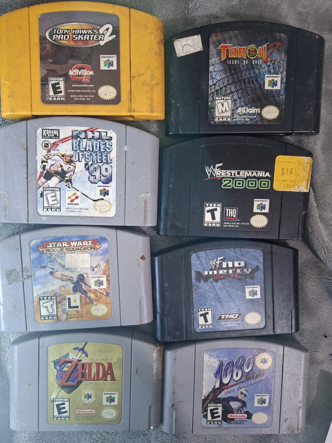 Set of 8 Nintendo 64 Games