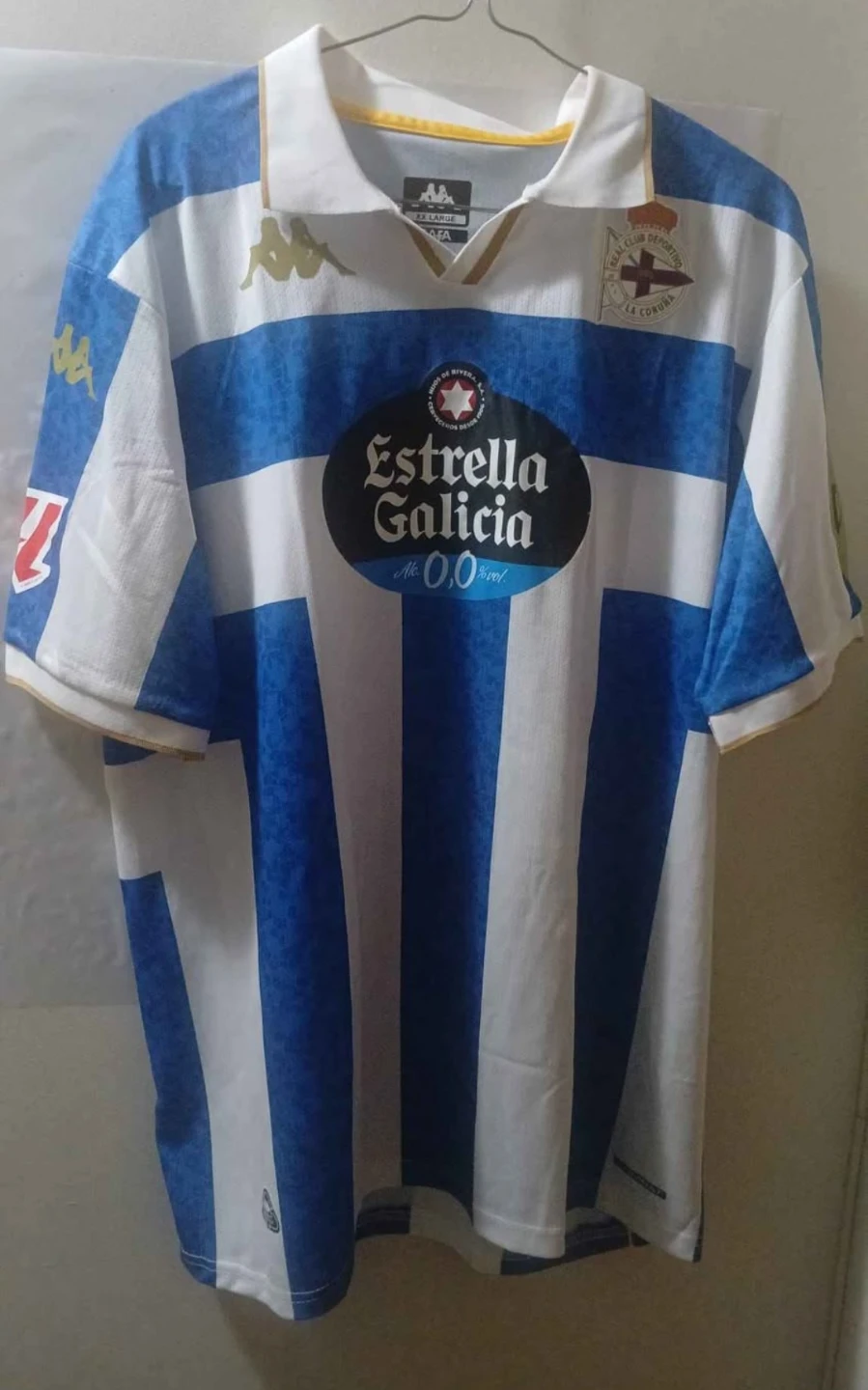 Kappa Deportivo La Coruna Jersey Size XXL