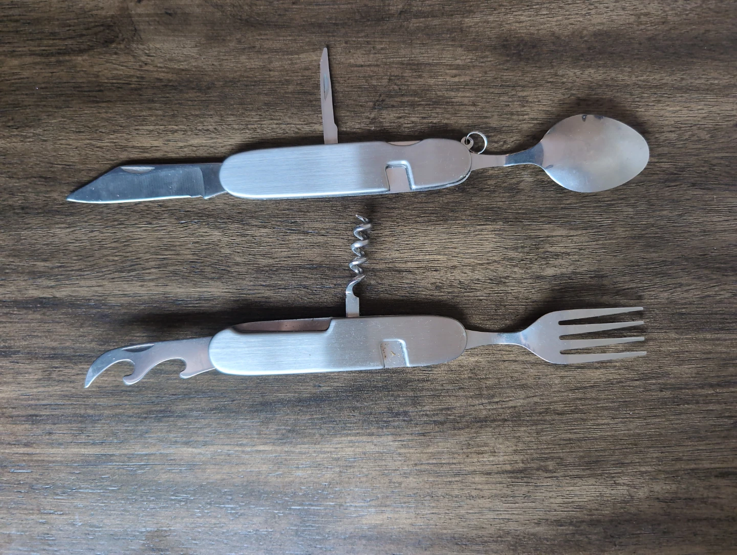 Set of 2 Multi-Tool Camping Cutlery