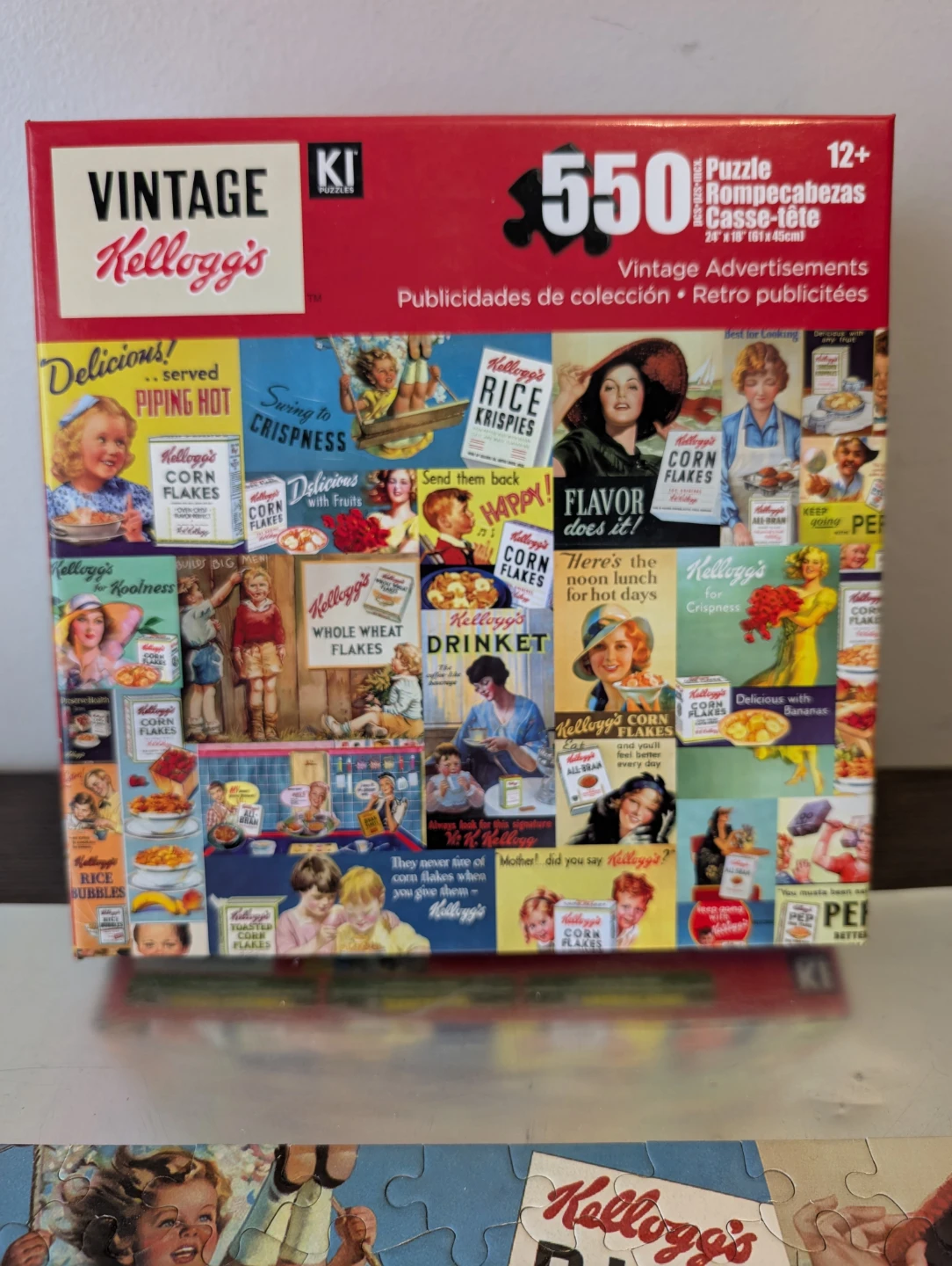 Vintage Kellogg's 550 Piece Jigsaw Puzzle 🧩