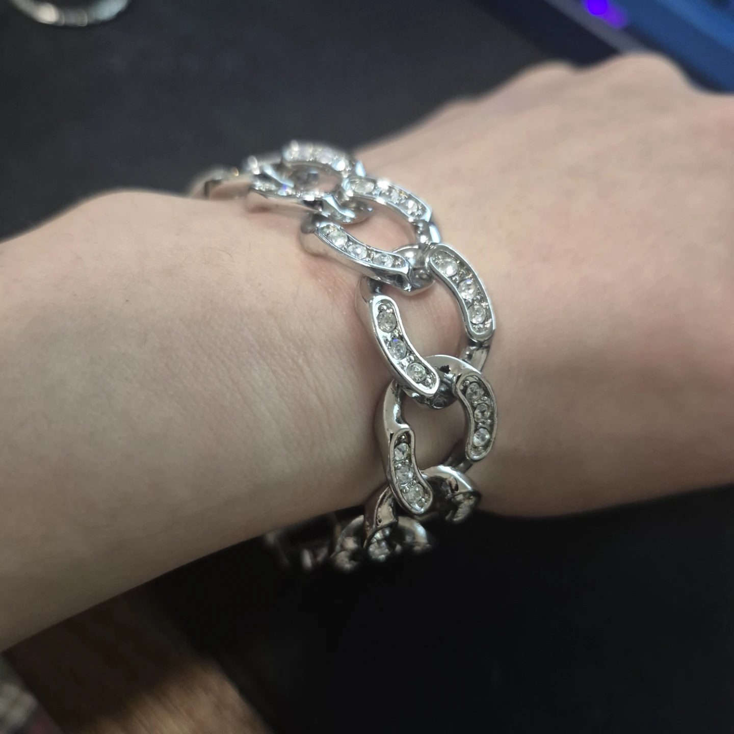 New - Men's Fashion Iced Up Chain Bracelet