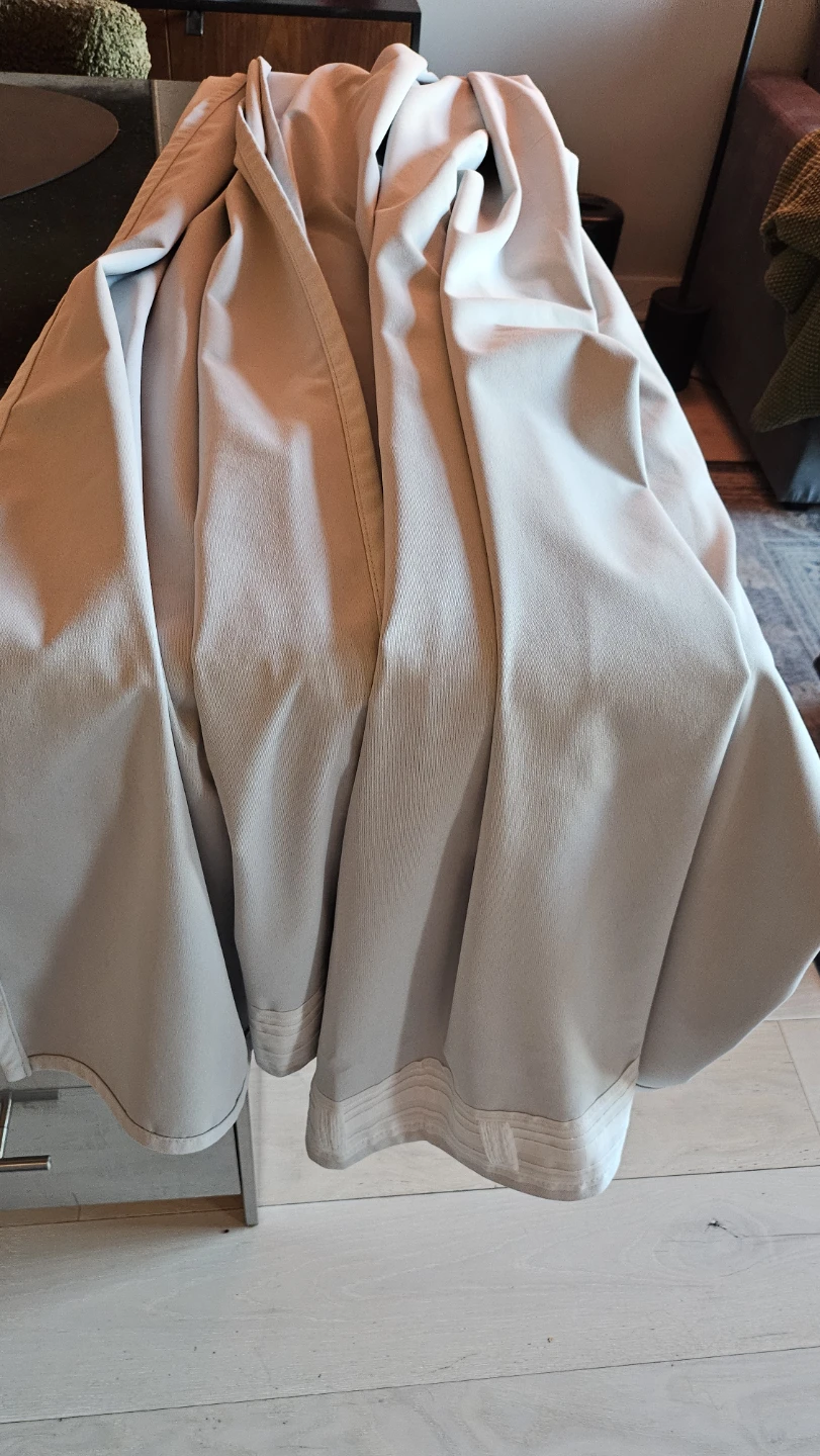 IKEA KORGMOTT White Blackout Curtains - photo 3