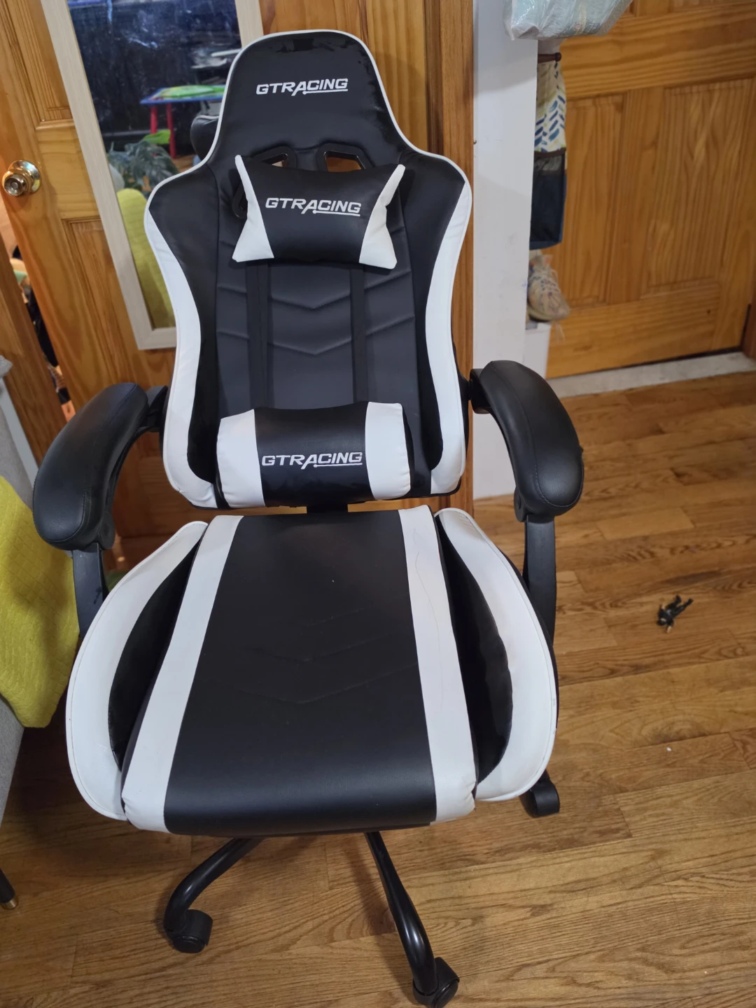 GTRACING Gaming Chair Black and White - photo 4