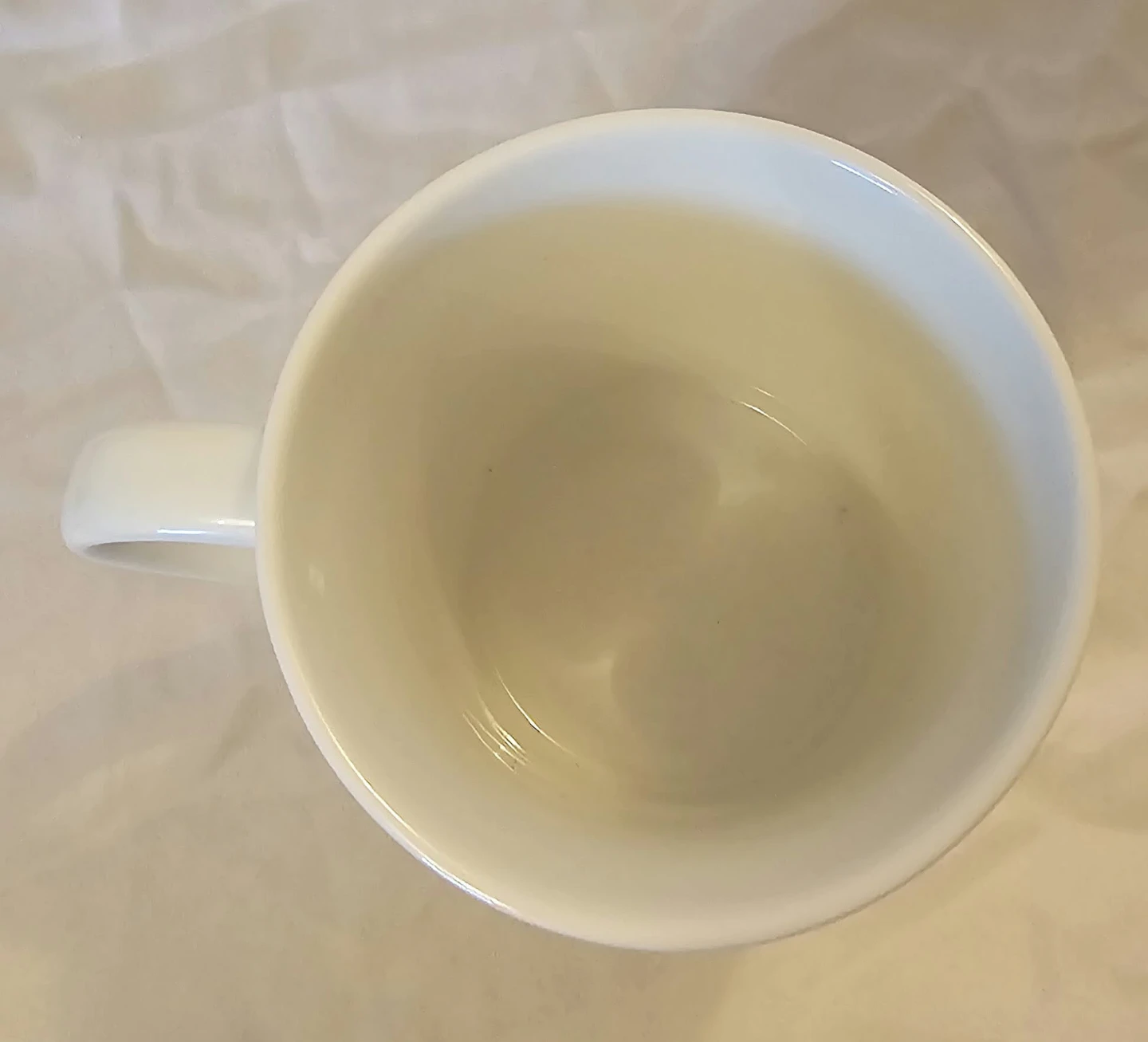 White and Black Indigo "The Cup is Always Half Full" Mug - photo 5