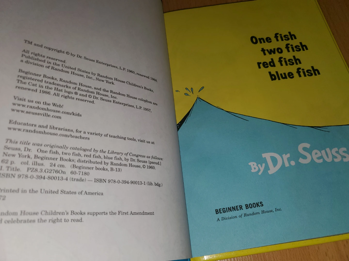 One Fish Two Fish Red Fish Blue Fish by Dr. Seuss - photo 2