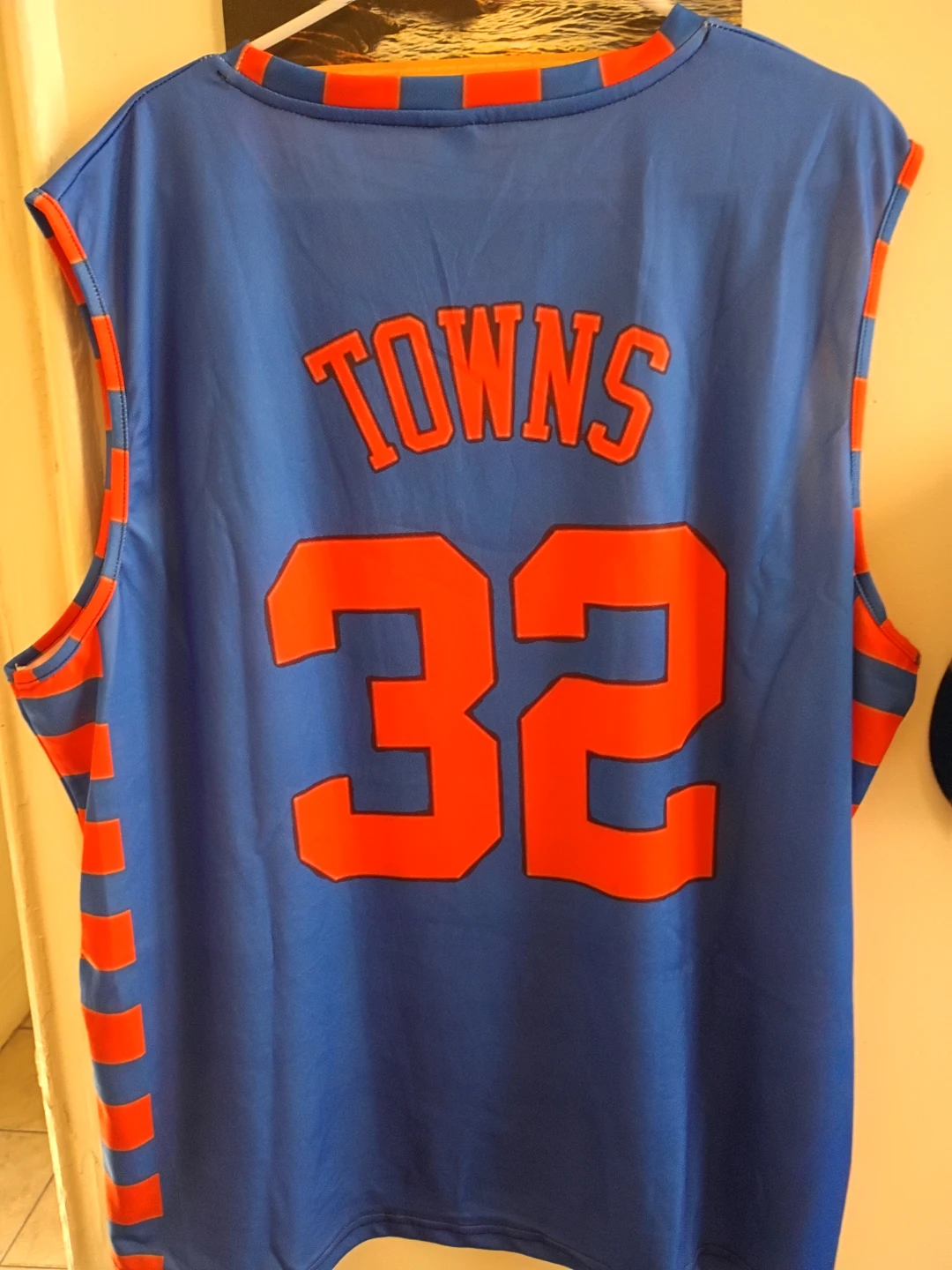 New York Knicks K.A Towns 32 Basketball Jersey OB MENS SIZE 3XL.